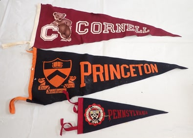 Princeton & Cornell Pennants