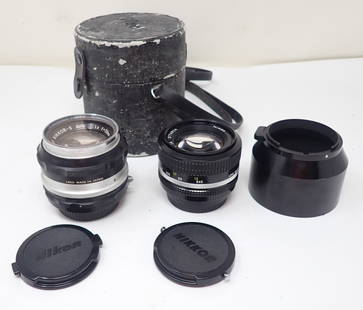 Nikkor-S 1:14 & Nikon 50mm Camera Lenses: Shipping available