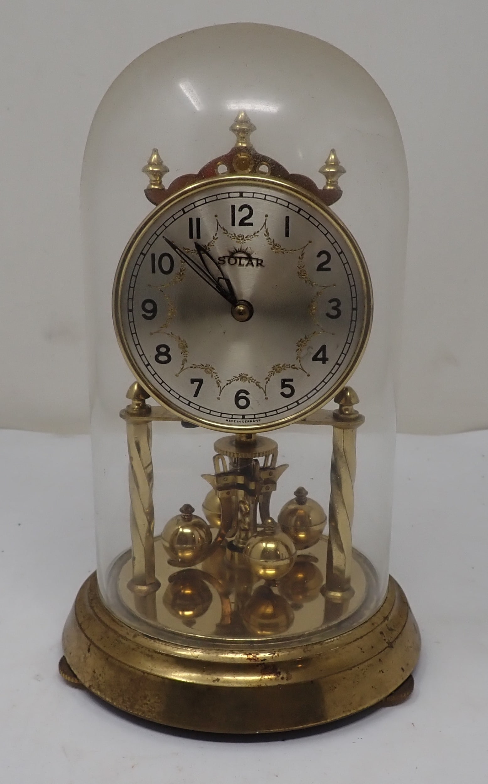 Solar Anniversary Clock: Apprx 9" tall. Shipping available