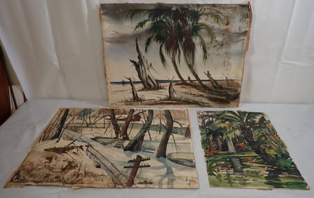 3 Oliver Smith Watercolors