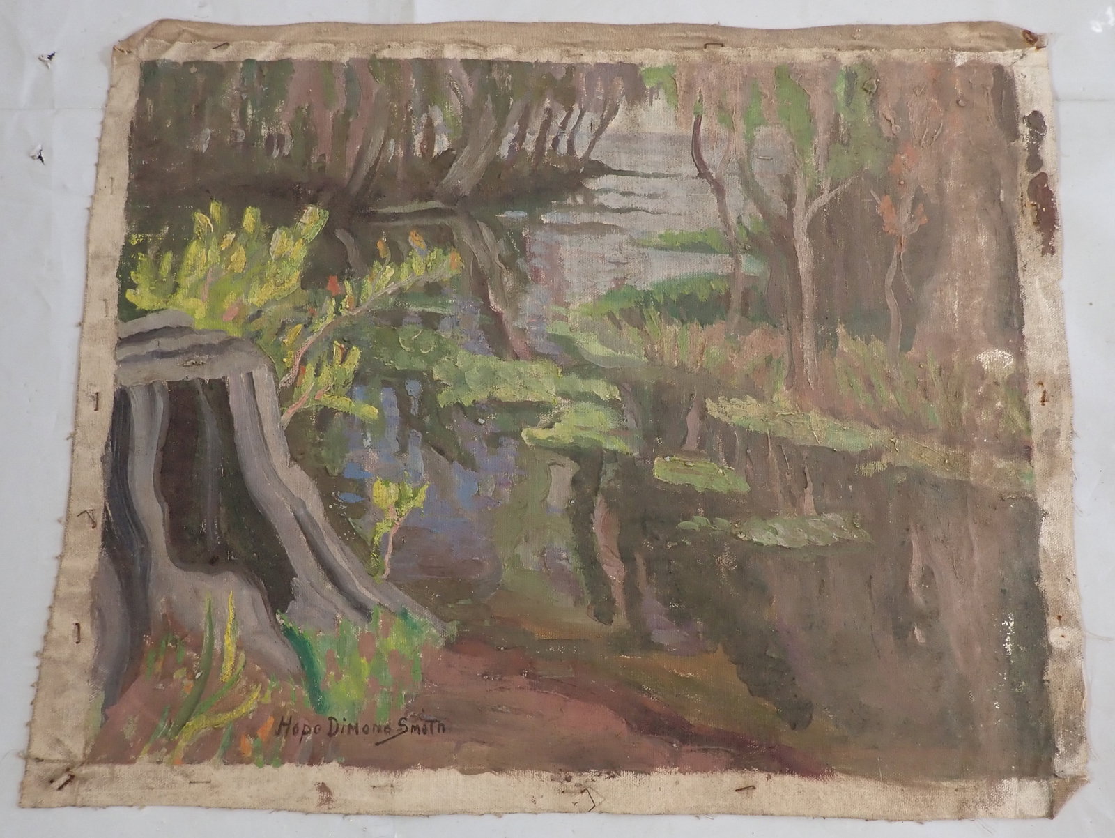 Hope Dimond Smith Oil on Canvas Painting (1 of 3)