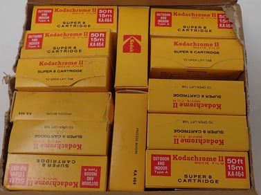 Kodachrome II Movie Film Super 8 Cartidges