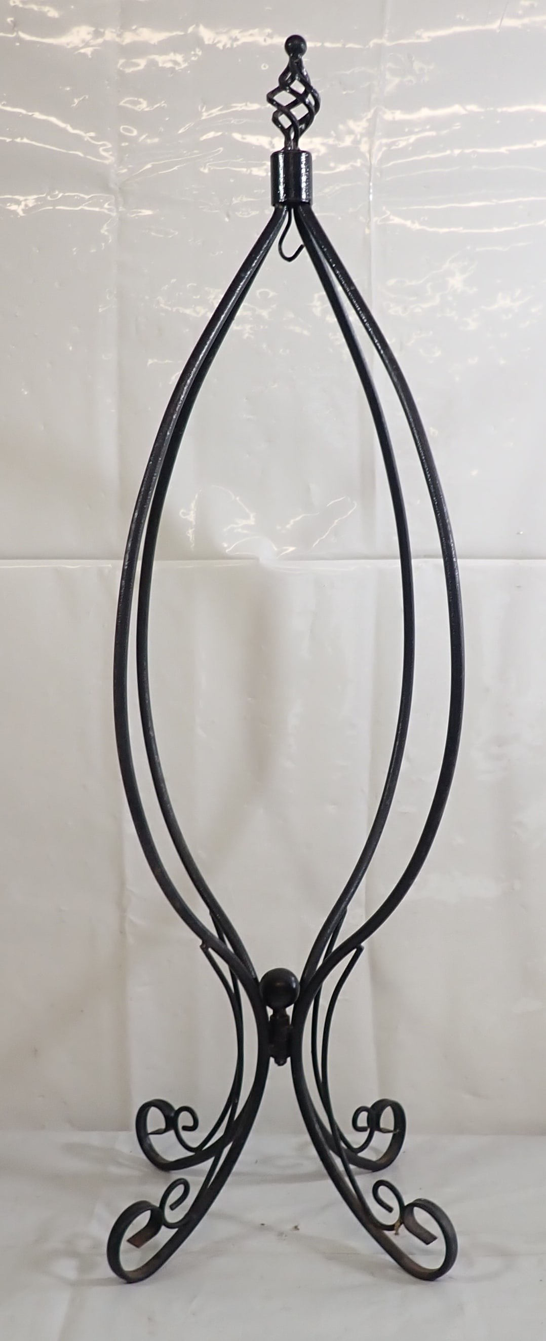 Light Iron Garden Art: Approx 44 3/4" tall. No in house shipping