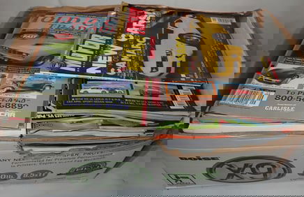 Box of Car Magazines