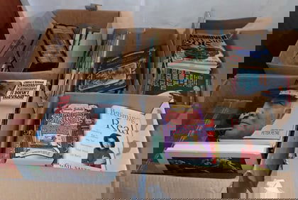 Boxes of Books & Magazines
