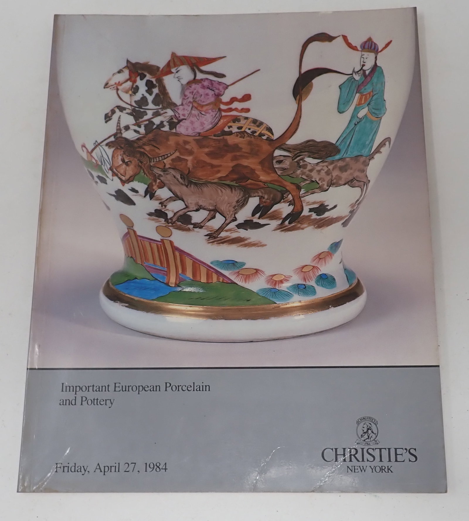10 Christie's Auction Catalogs incl Porcelain: European Porcelain, Russian Enamels, Italian Majolica, and more. From the Theo Beckhardt collection. Shipping available