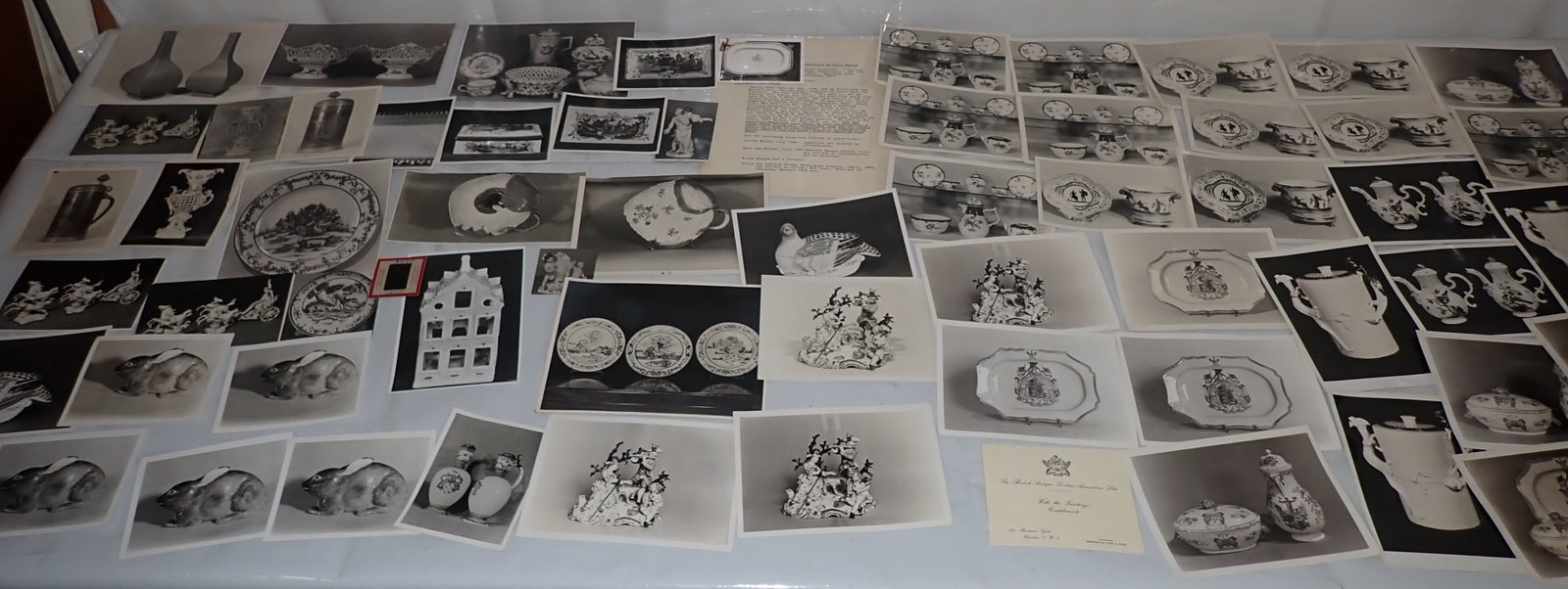 Theodore Beckhardt Antique Porcelain Photographs: From the Theo Beckhardt collection. Largest photo is apprx 6 1/4" x 8 1/4" Shipping available