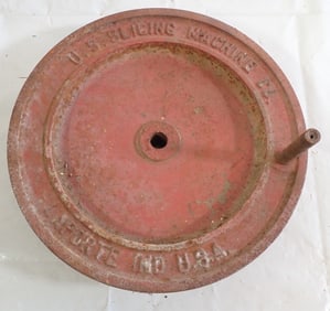 US Slicing Machine Hand Crank Meat Slicer Wheel