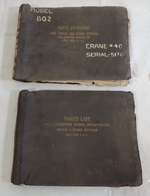 Lima Crane & Shovel Parts List & Catalog
