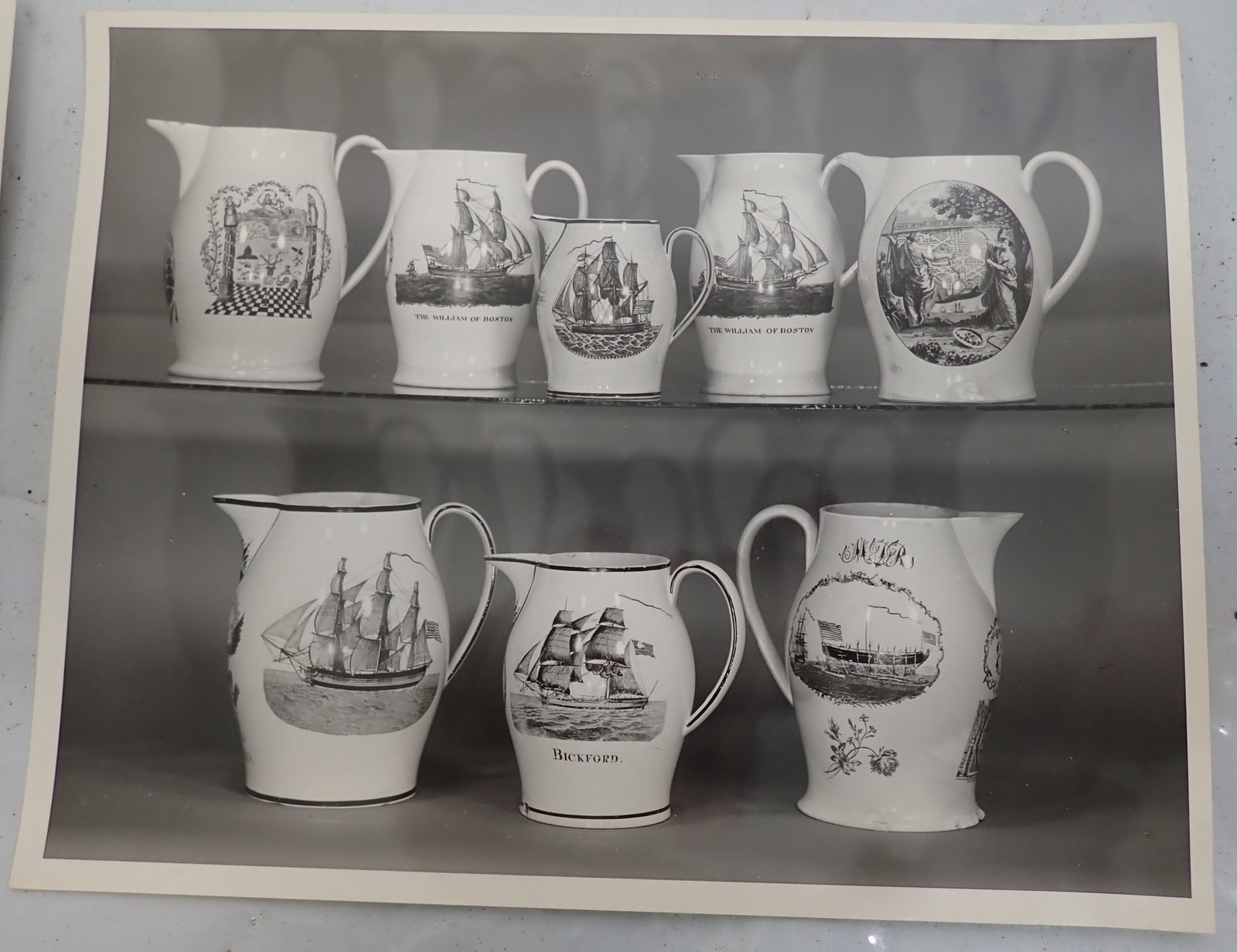 21 T. Beckhardt Art Exchange Porcelain Photographs: 1950's & 60's photos From the Theo Beckhardt collection. 8" x 10" photographs. Shipping available