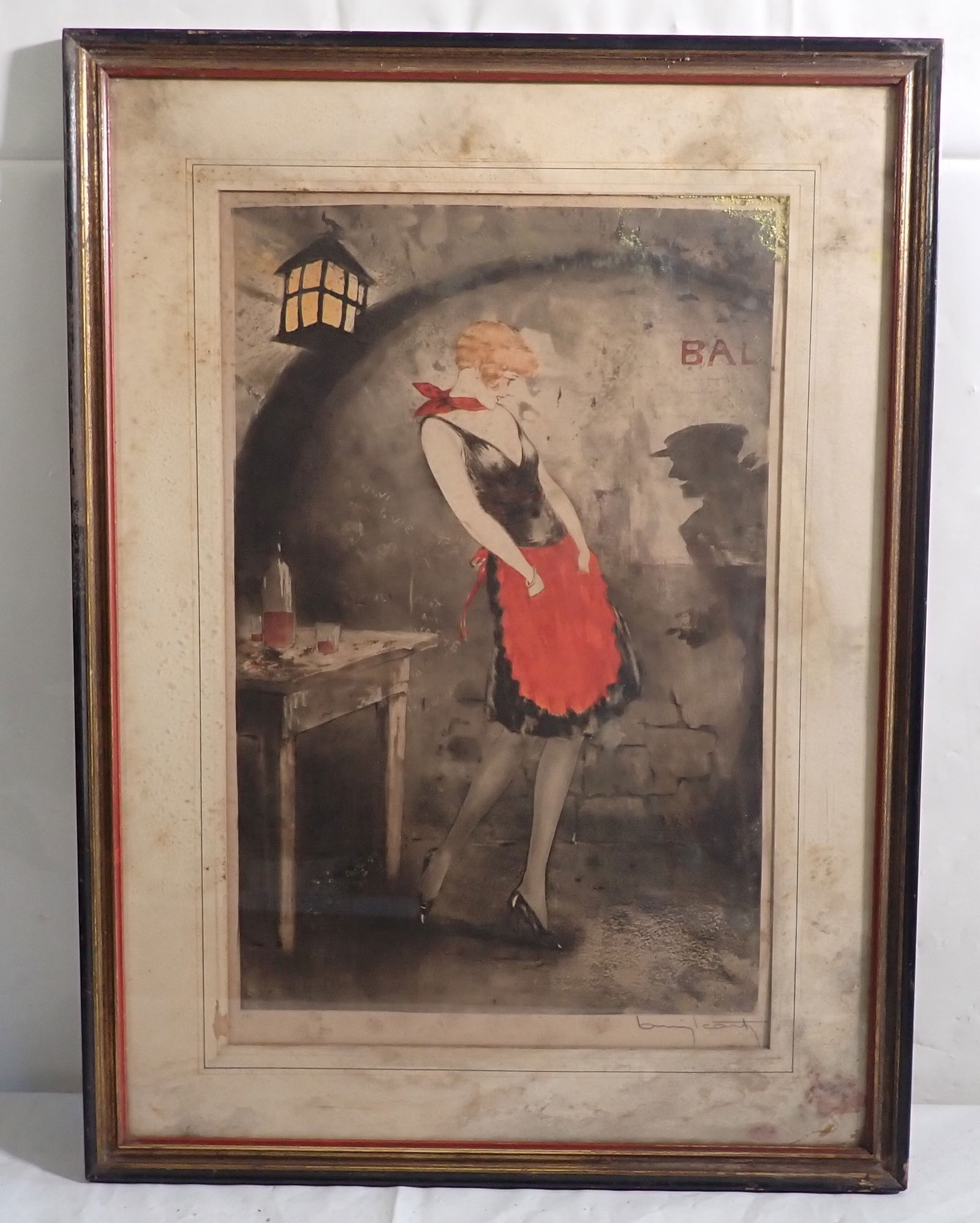 Signed Louis Icart Hand Colored Lithograph (1 of 5)
