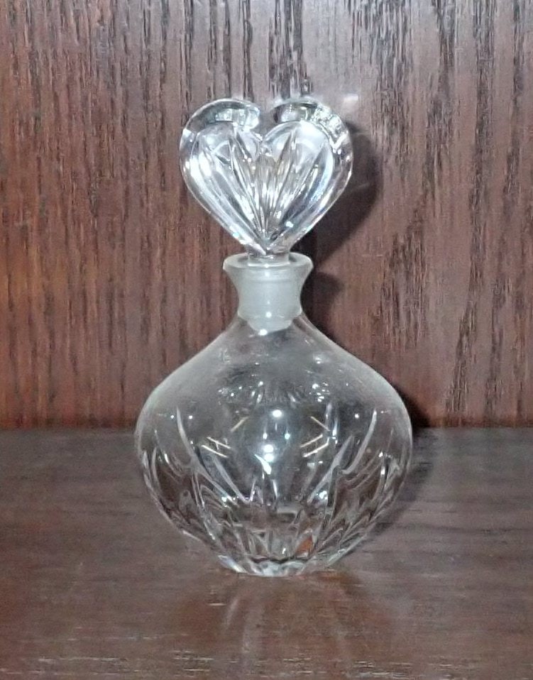 Marquis Waterford Perfume Bottle: Approx 4 1/4" tall. Shipping available