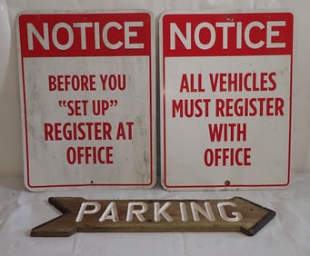 Aluminum Notice Signs
