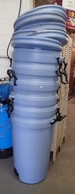 6 Trash Cans