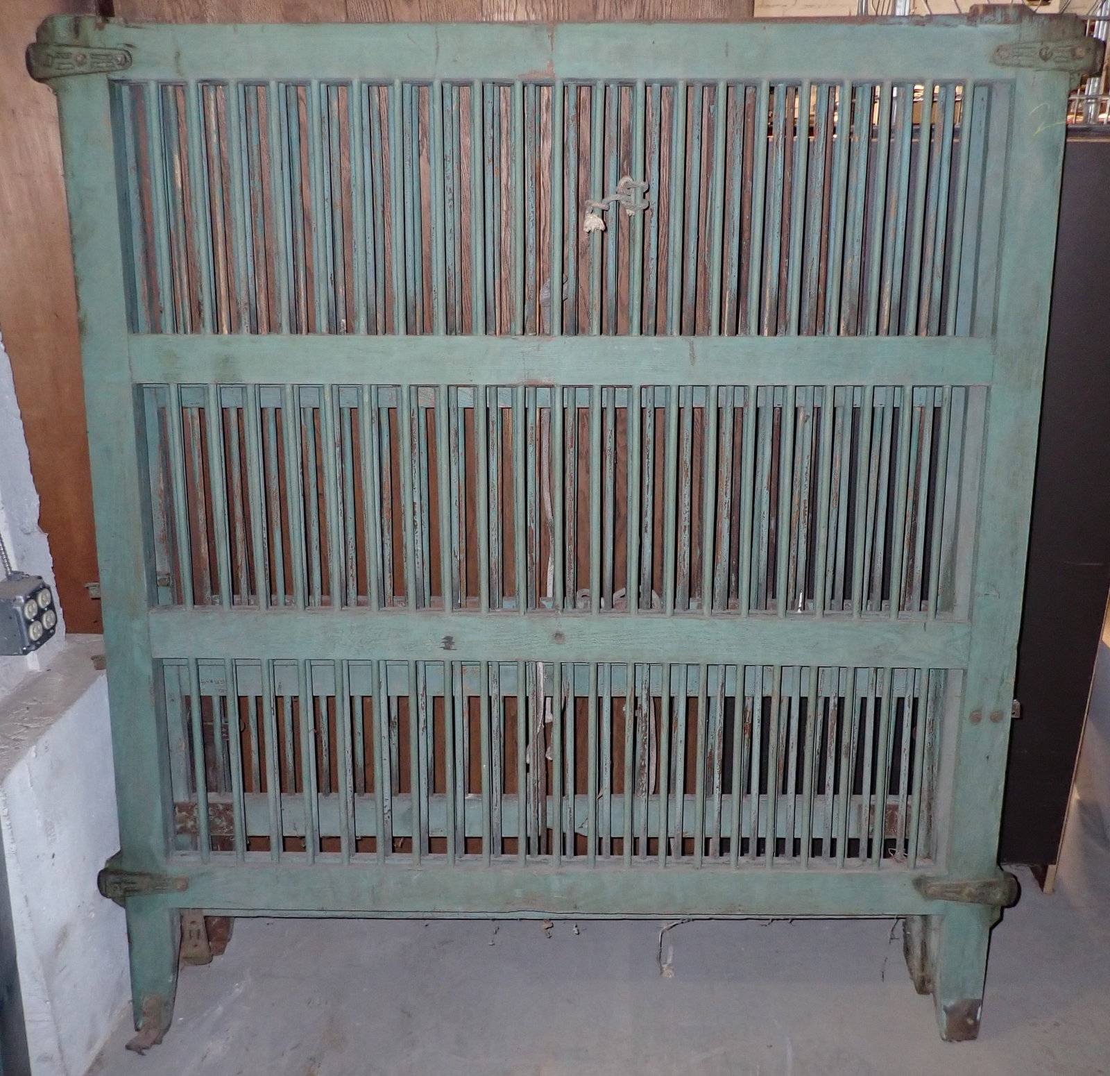 5 Bardsley Bros Wooden Elevator Gates: Apprx 60 1/2" x 66 1/2" tall. No in house shipping !