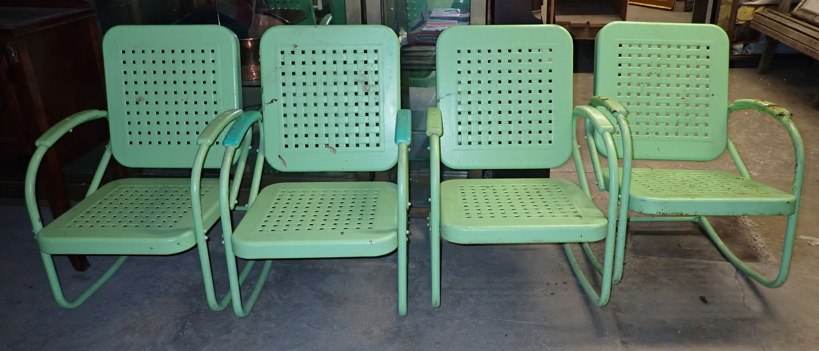 4 Bunting Glider Co. Metal Porch Rockers (1 of 5)