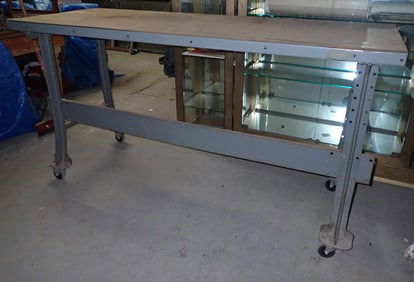 Rolling Industrial Table