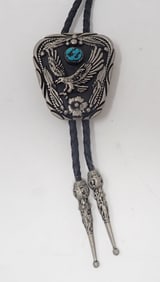 Turquoise Bolo w/ Eagle