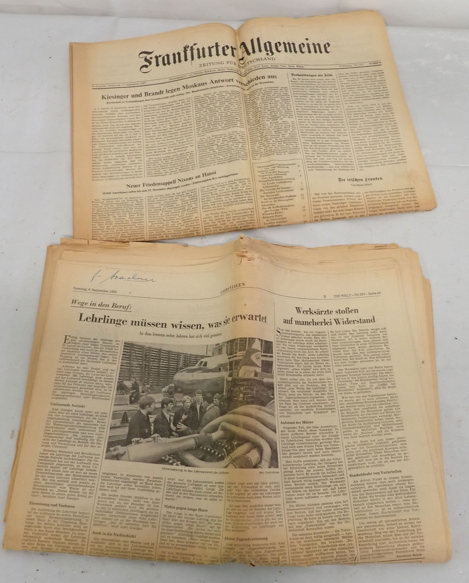 1969 German Newspapers (1 of 3)