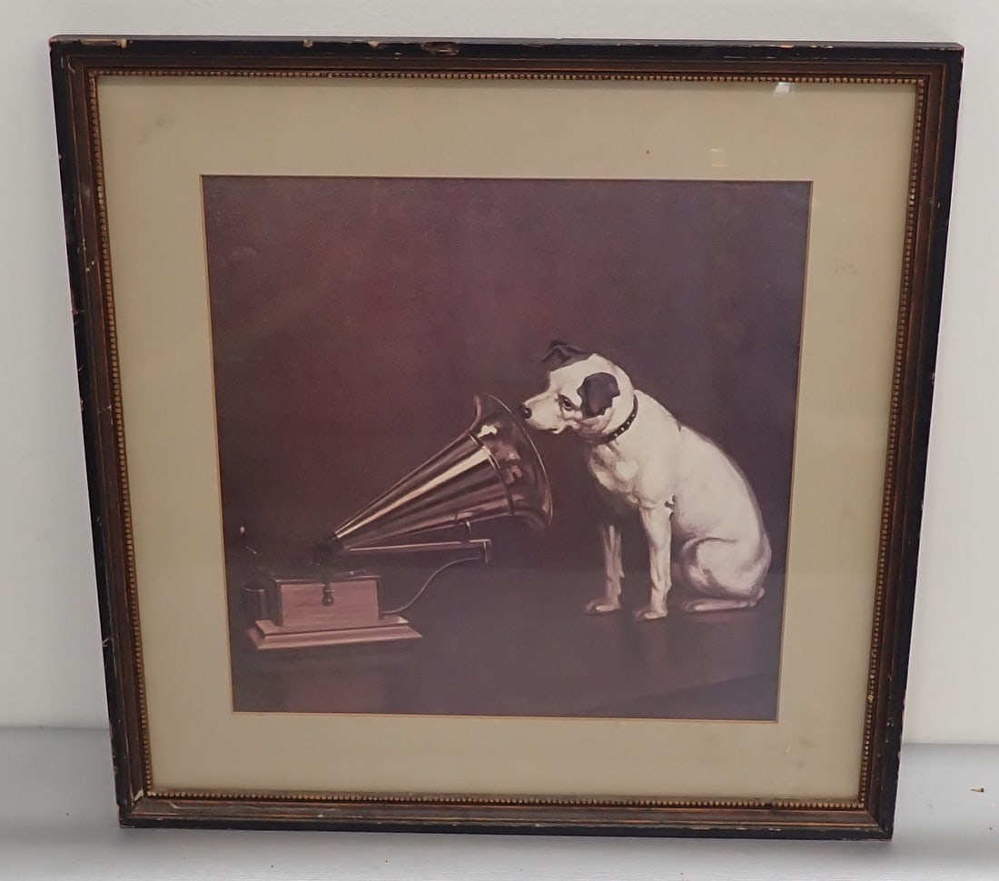 RCA Phonograph Print: Approx 18" x 18". Shipping available ($20 handling charge, plus postage)
