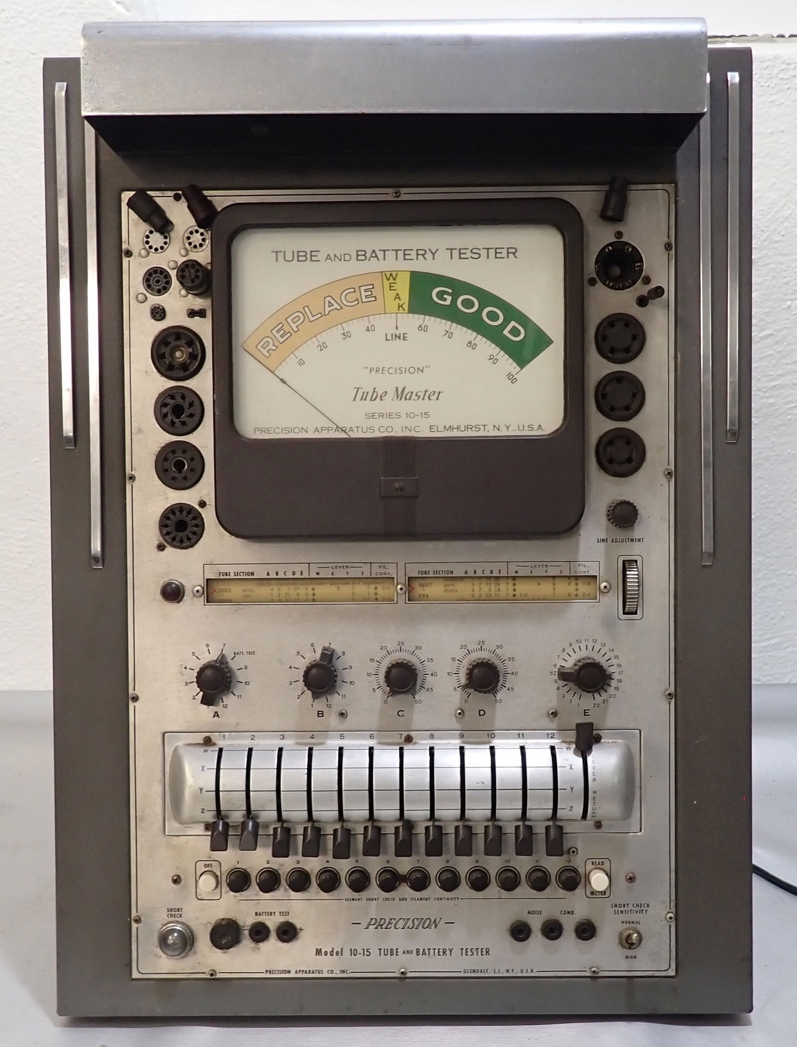 Precision Model 10-15 Tube & Battery Tester (1 of 8)