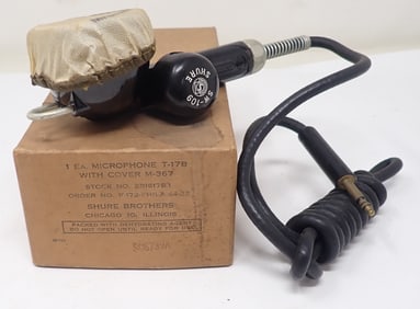 Shure T-17B Military Microphone w/ Original Box