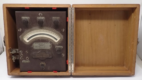 Weston Portable Watt Meter Model 16 No. 5421