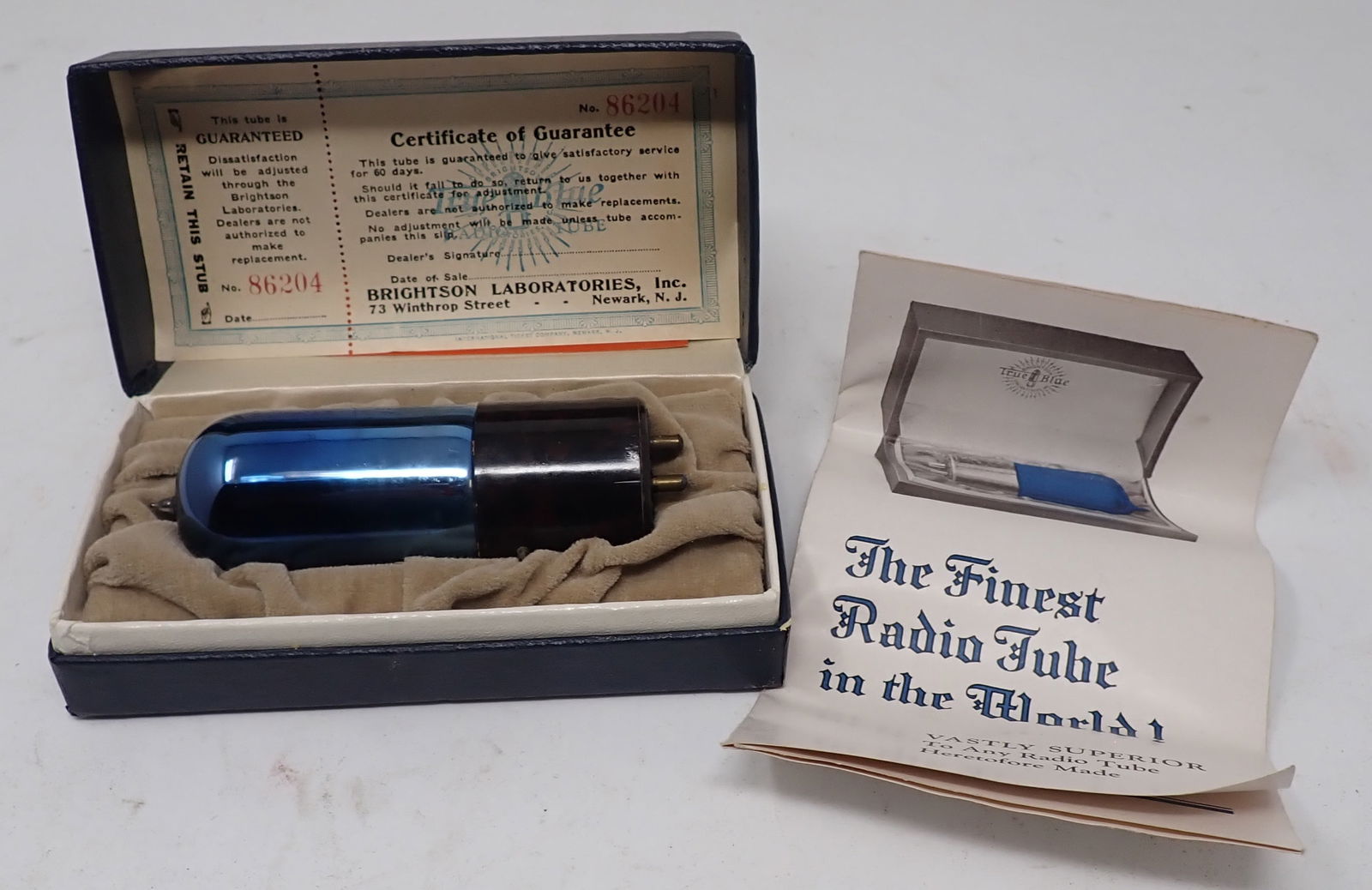 Brightson True Blue Radio Tube: Shipping available