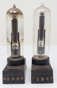 Western Electric 112-A Tube Sockets w/ 211-D Tubes
