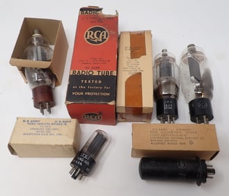 US Army & Navy Radio Vacuum Tubes