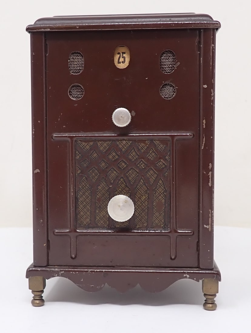 Radio Cigarette Dispenser: Approx 2 1/2" x 3 1/4" x 5" tall. Shipping available