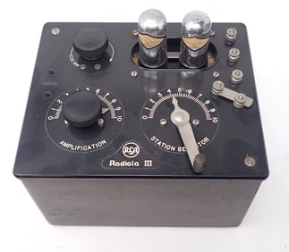 RCA Radiola III Regenerative Receiver
