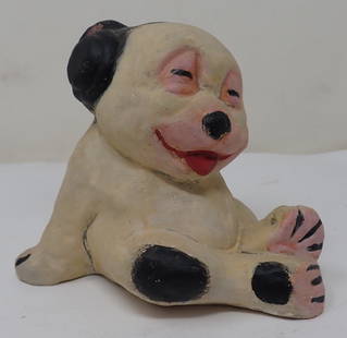Crosley Chalkware Dog: Apprx 4 3/8" tall. Shipping available