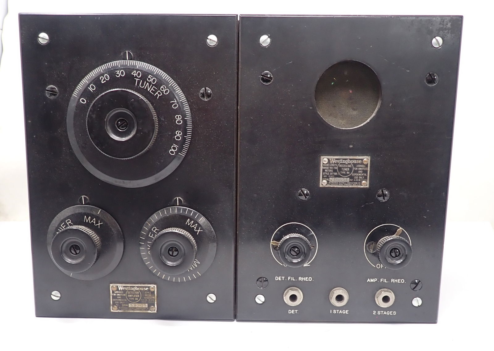 Westinghouse Detector Amplifier & Receiving Tuner (1 of 7)