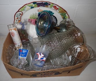 Carnival Compote Kentucky Derby Glass & Misc