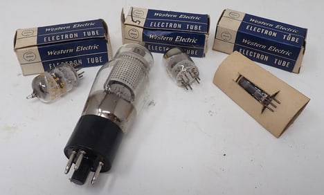 Western Electric Radio Tubes 417A 396A 348A