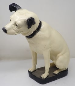 Chalkware RCA Nipper Dog
