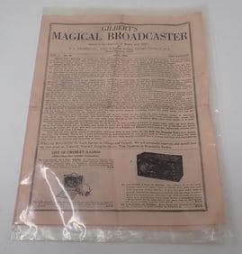 1926 Gilbert's National Broadcaster