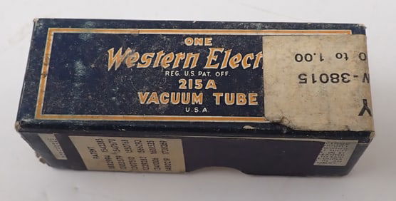 Western Electric 215 A Navy Radio Tube