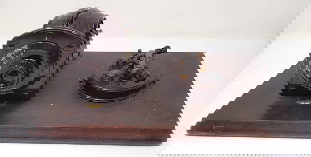 Atwater Kent Crystal Detector Type 2A: Overall measurements is apprx 9 1/4" x 16" x 6" tall. Shipping available