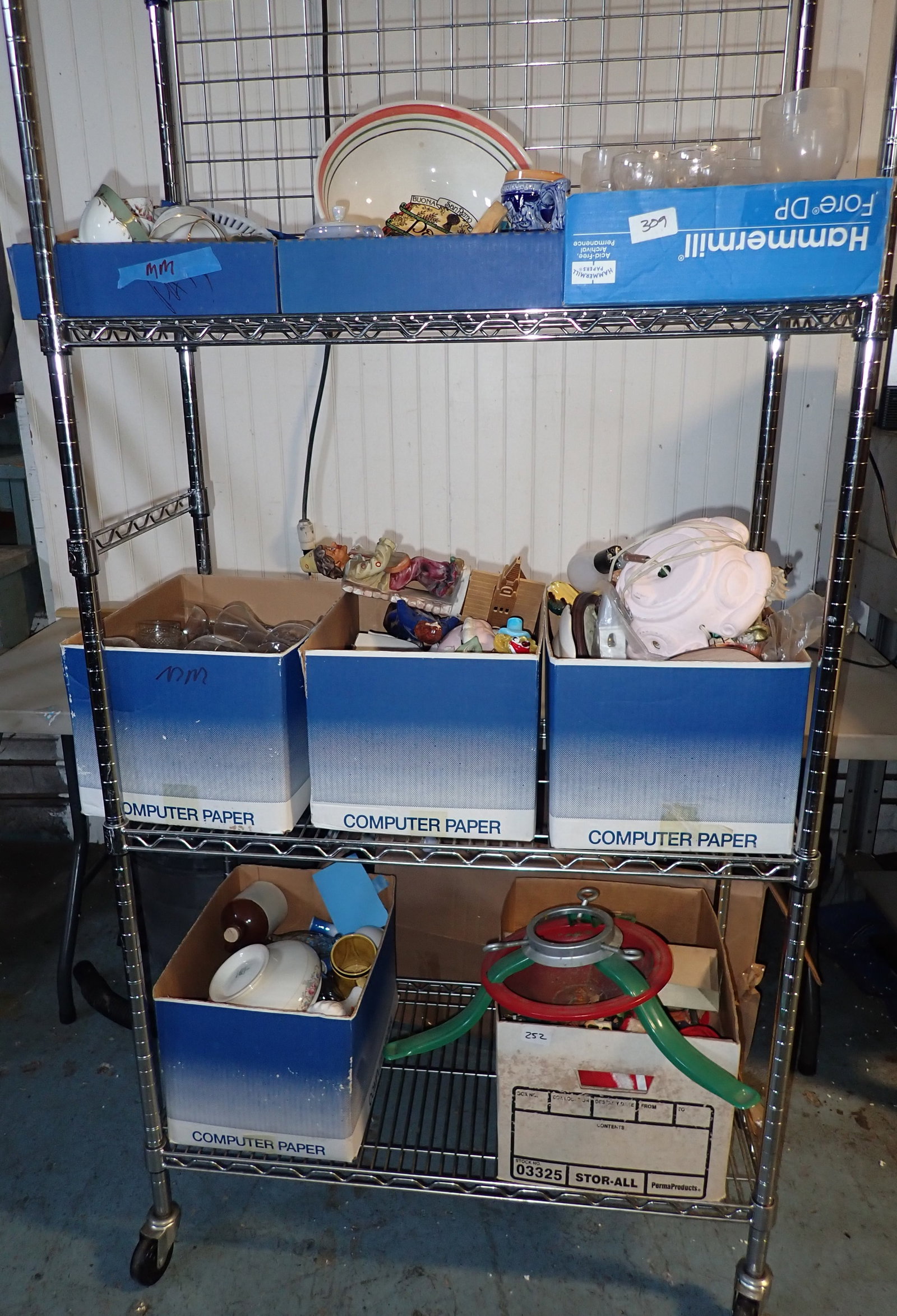 Contents of Wire Shelf (1 of 9)