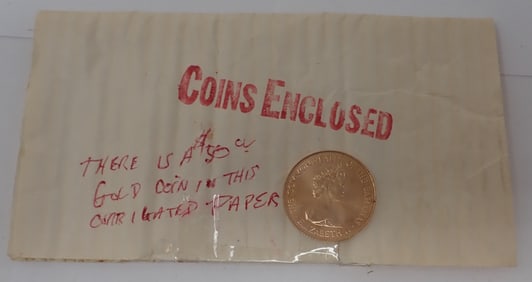 1973 Bahamas $50 Gold Coin Elizabeth II