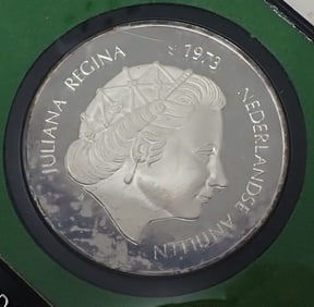 Netherlands Antilles Sterling Silver Proof Edition