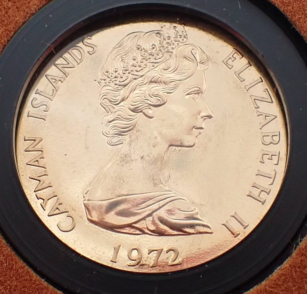 Cayman Islands $25 Gold Proof Edition 25th Wedding Anniversary (1 of 5)