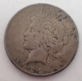 1928 Peace Silver Dollar