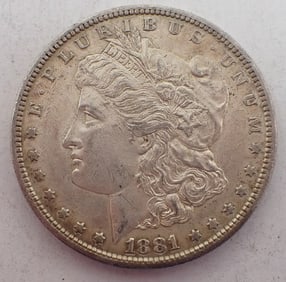 1881 S Morgan Silver Dollar