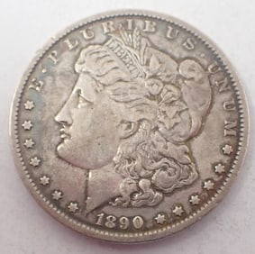 1890 Morgan Silver Dollar