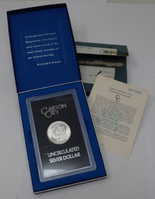 1882 Carson City Morgan Silver Dollar Uncirculated