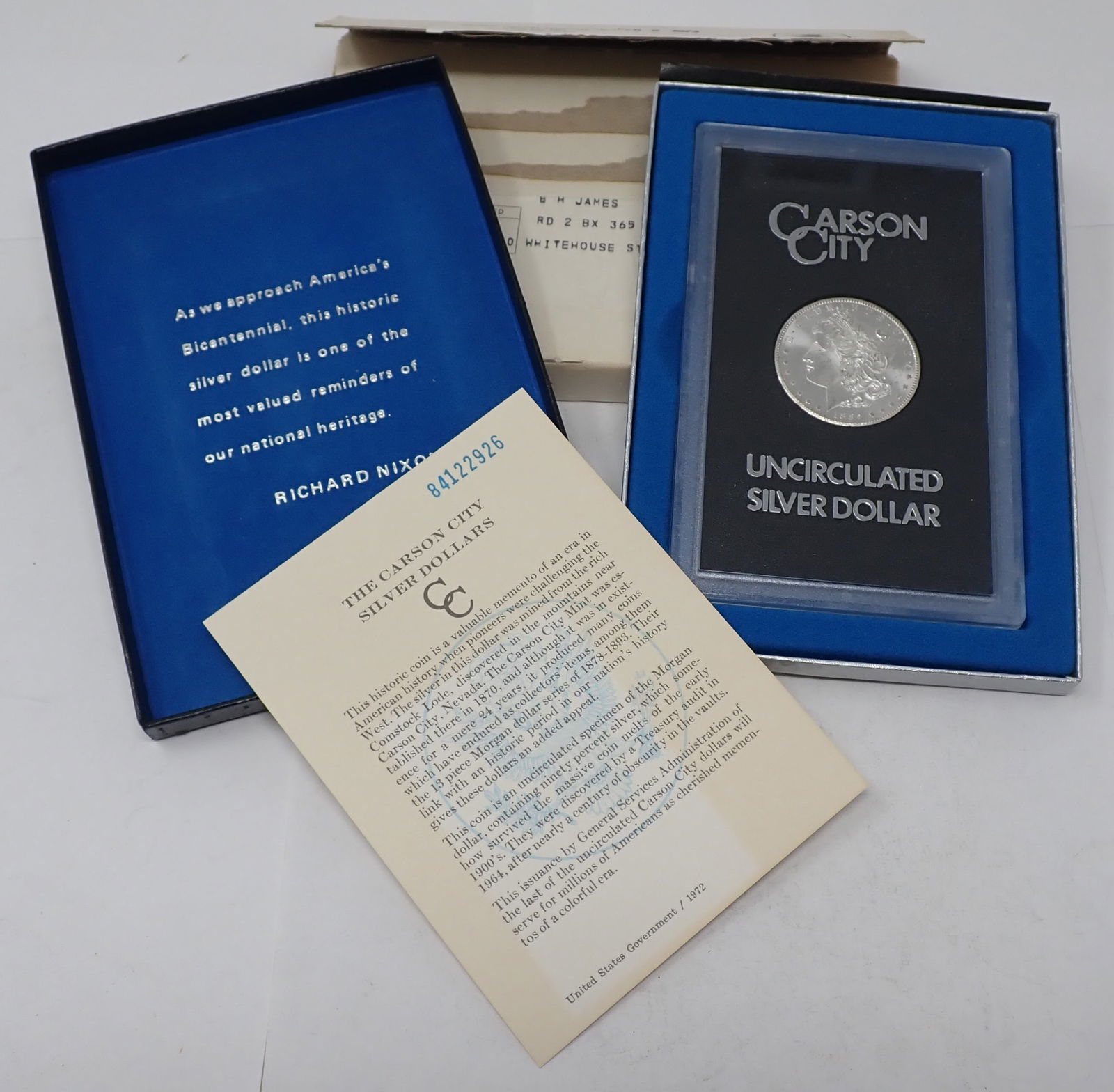 1884 Carson City Morgan Silver Dollar Uncirculated (1 of 4)