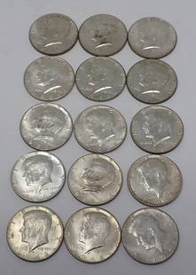 1965 1966 1968 Kennedy Half Dollars: Kennedy halves - There are (3) 1966, (3)1965, (9)1968. Shipping available